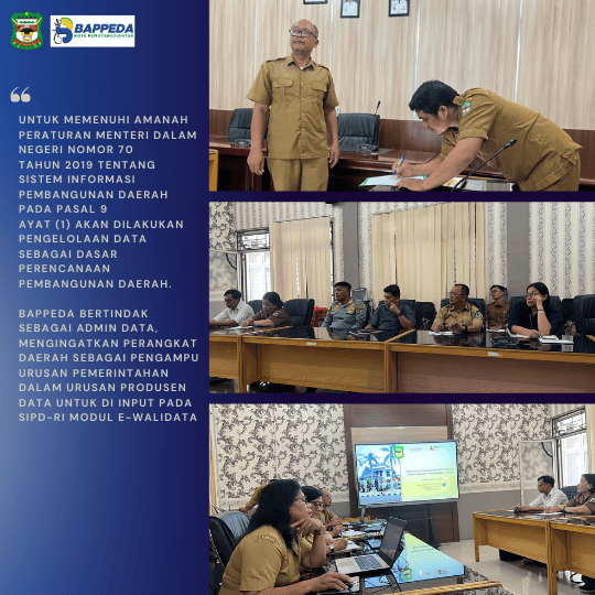 Perencanaan Data Daerah Untuk Perencanaan Pembangunan Daerah