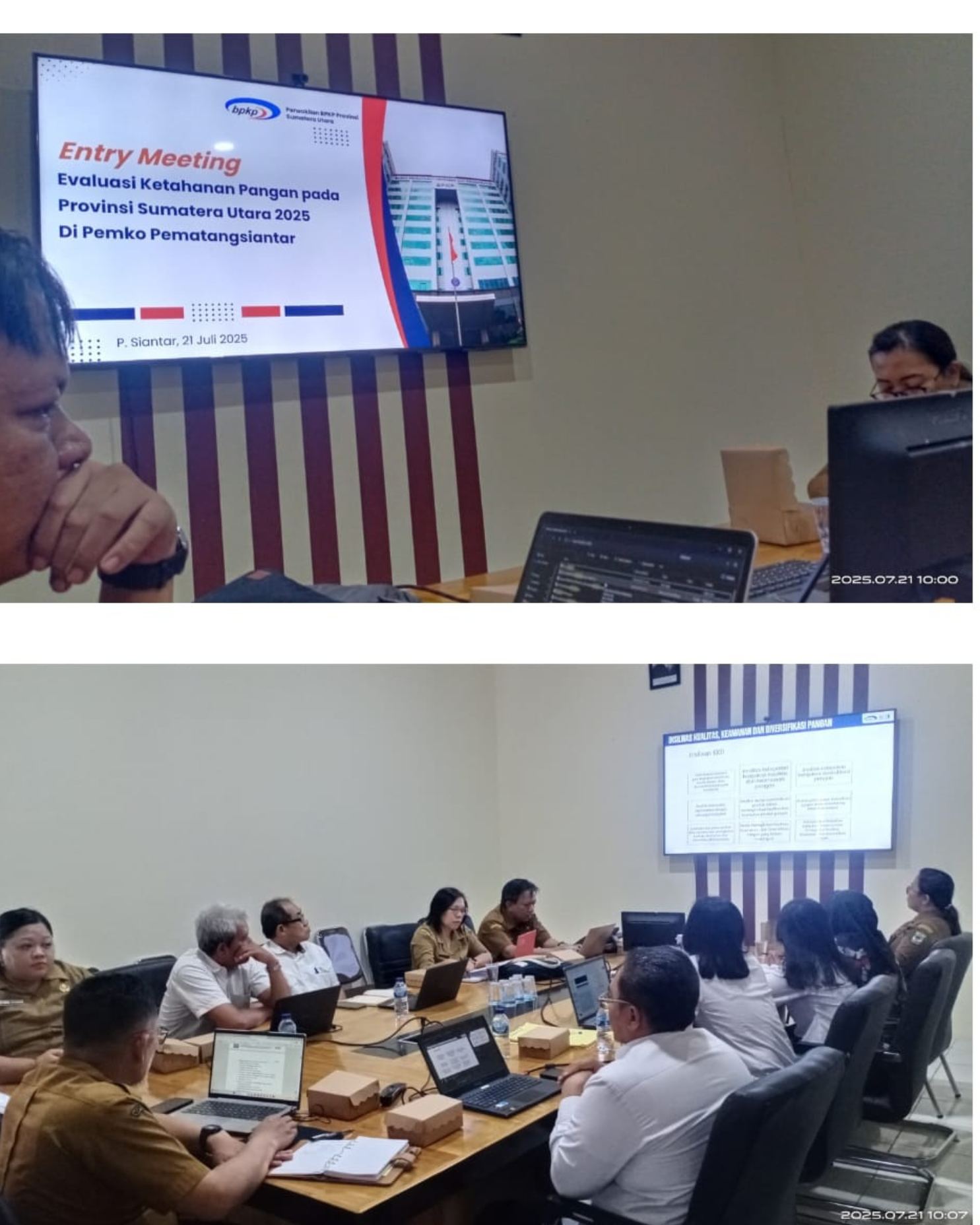 Bappeda Menghadiri Rapat Evaluasi Ketahanan Pangan Tahun 2024-2025