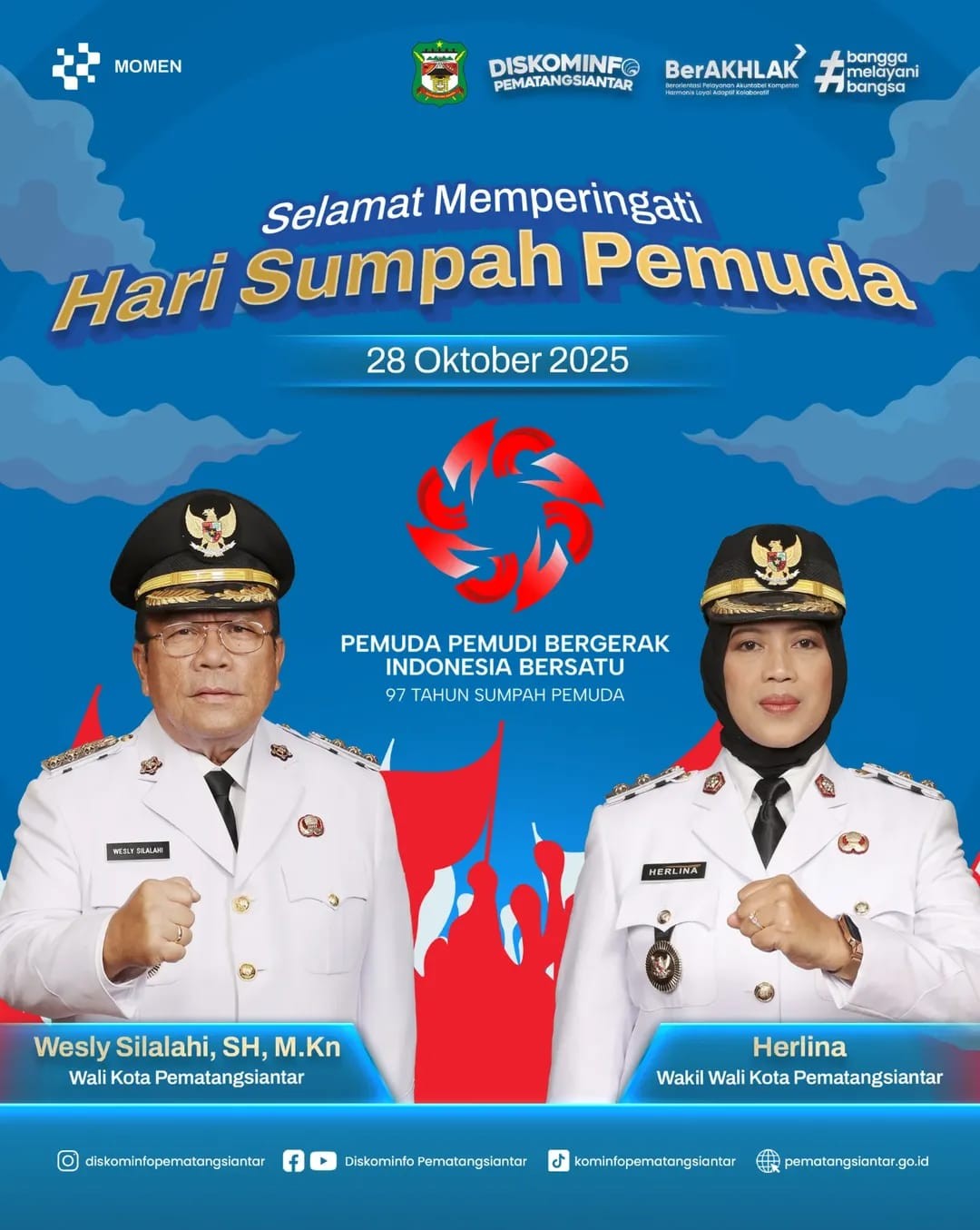 Pemerintah Kota Pematangsiantar Peringati Hari Sumpah Pemuda ke-97 Tahun 2025